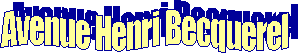 Avenue Henri Becquerel
