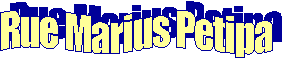 Rue Marius Petipa