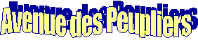 Avenue des Peupliers